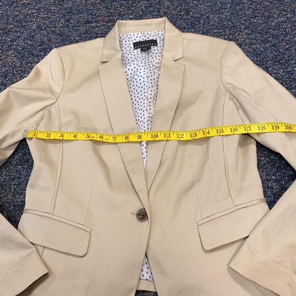 Attention Tan Blazer sz. 10 - Picture 3 of 7